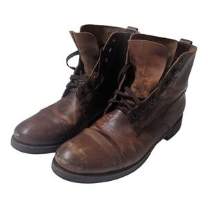 9049 Sendra Lace up Boots Sprinter Evolution Tang‎ Rubber Sole Frame Sewn 44